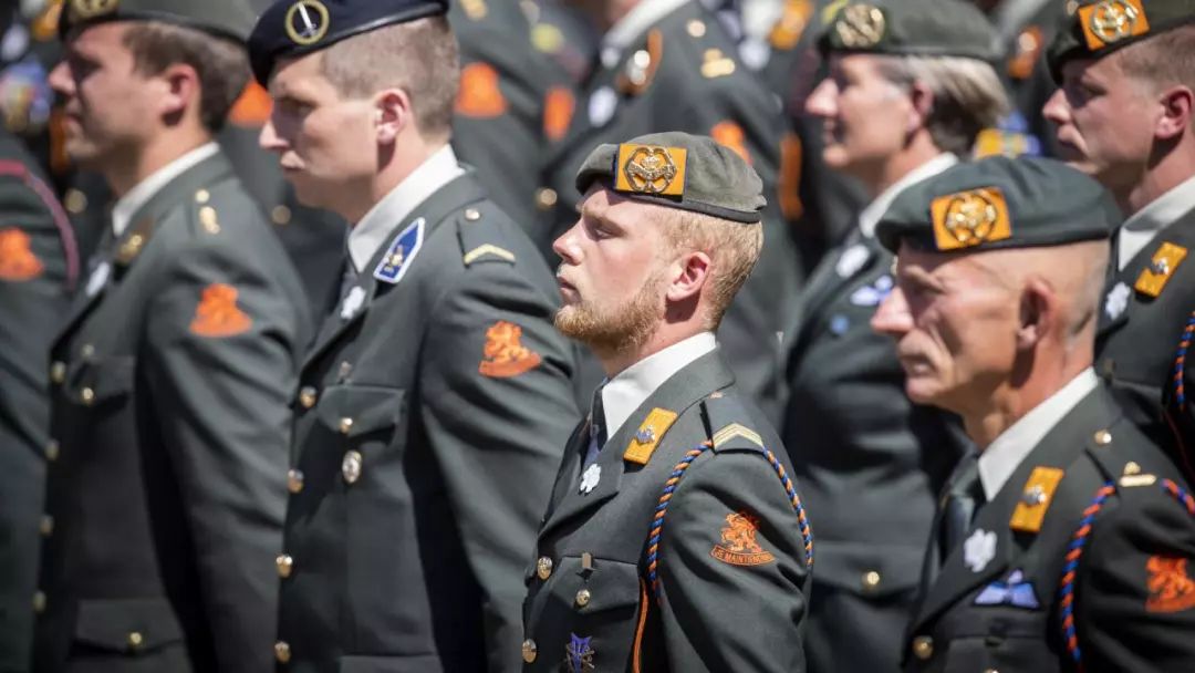 4000多名新老军人荷兰海牙参加第14届老兵节活动