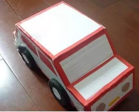 纸板diy小汽车模型