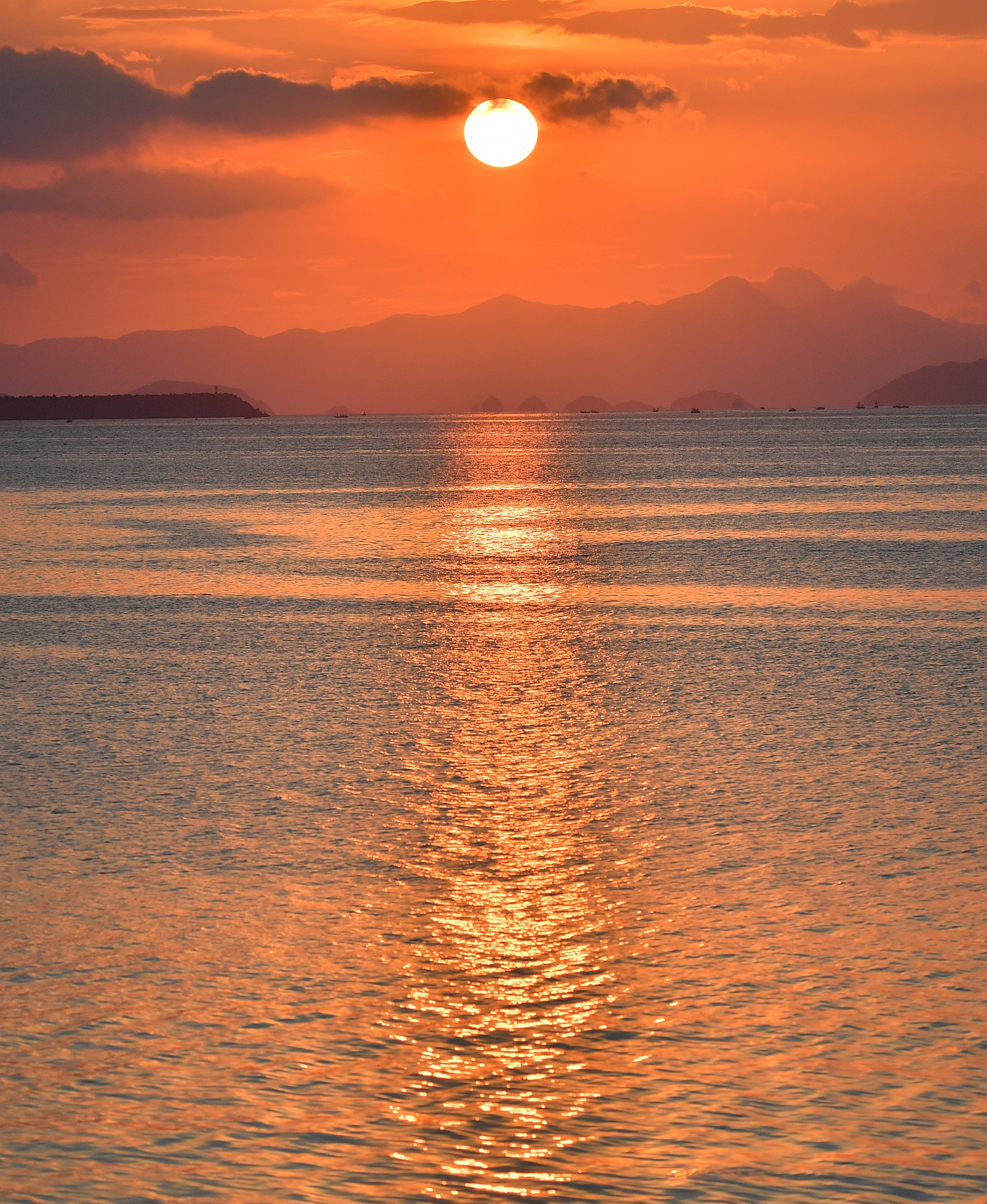 海上日出全记录,摄于深圳大鹏湾