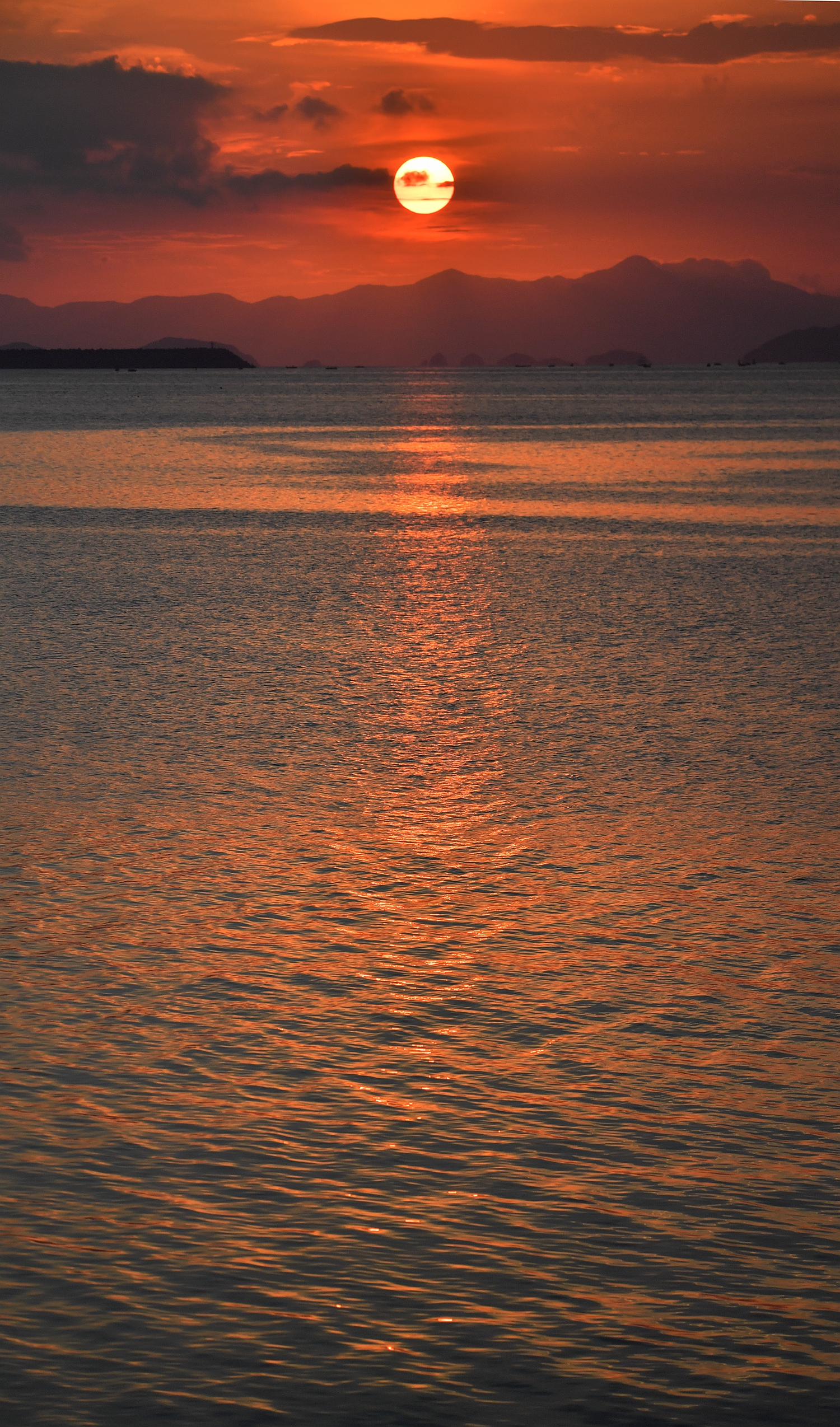 海上日出全记录,摄于深圳大鹏湾