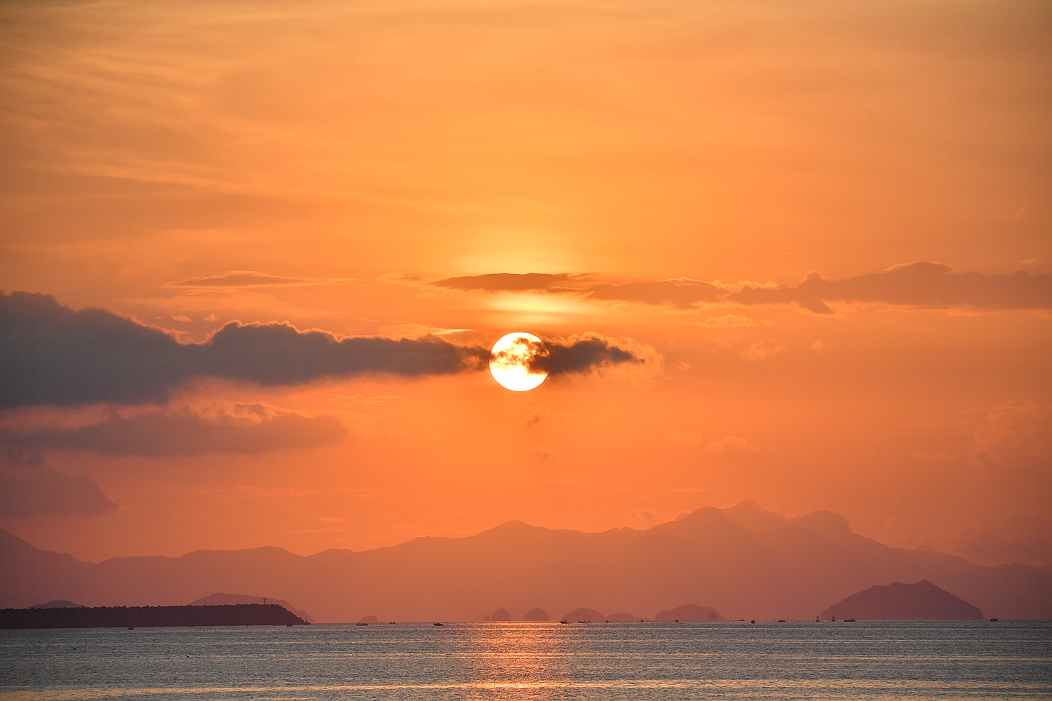 海上日出全记录,摄于深圳大鹏湾