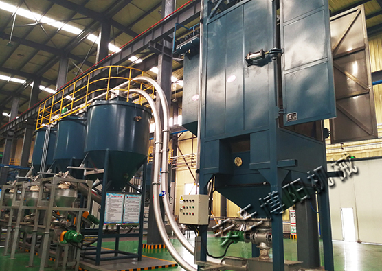 生产|橡胶粉吨包卸料机，提升效率减少人工