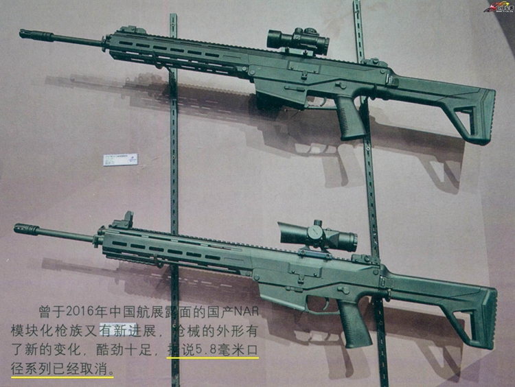最近,nar枪族又推出了新的改进型,据称是为下一代军用步枪做准备