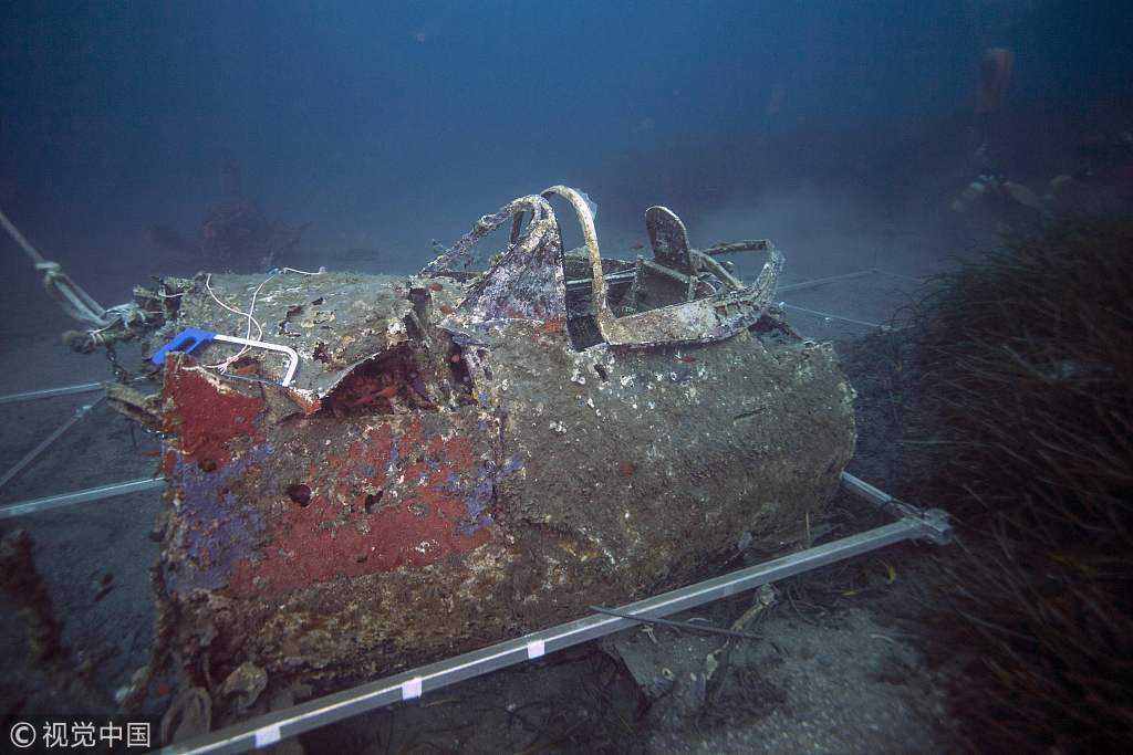 法属留尼汪岛飞机残骸图片