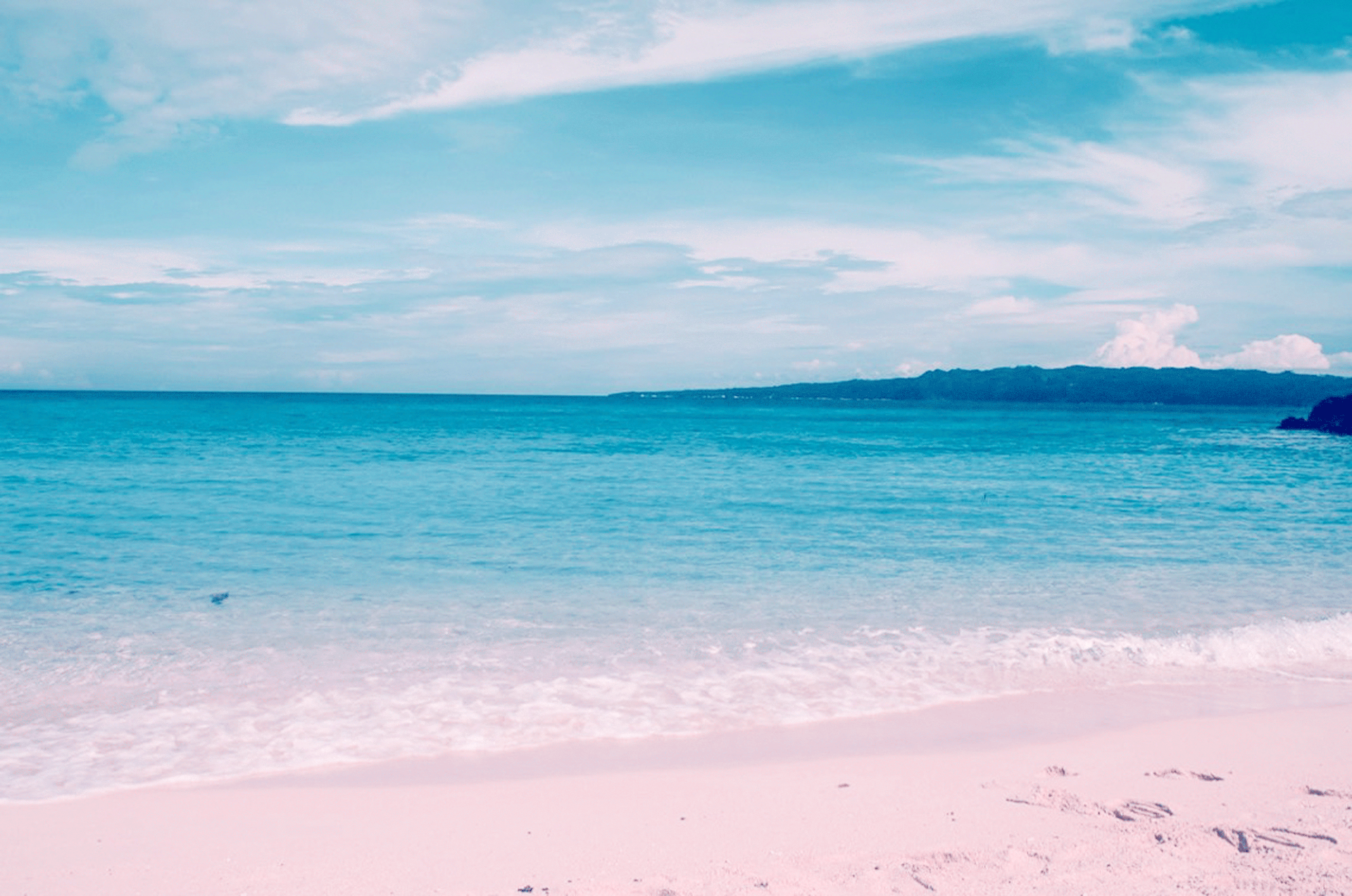 在世界上也是独一无二的那里最出名的就是这粉红沙滩了哈勃岛是巴哈马