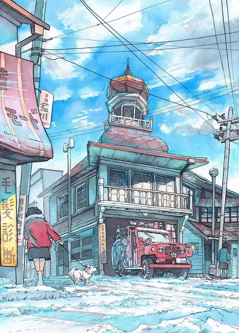 这些画师笔下的宫崎骏插画美的不像话超适合做壁纸啊