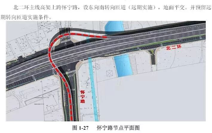 路节点阜阳北路交口为一枢纽立交淮南路立交扩散给身边所有经常走二环