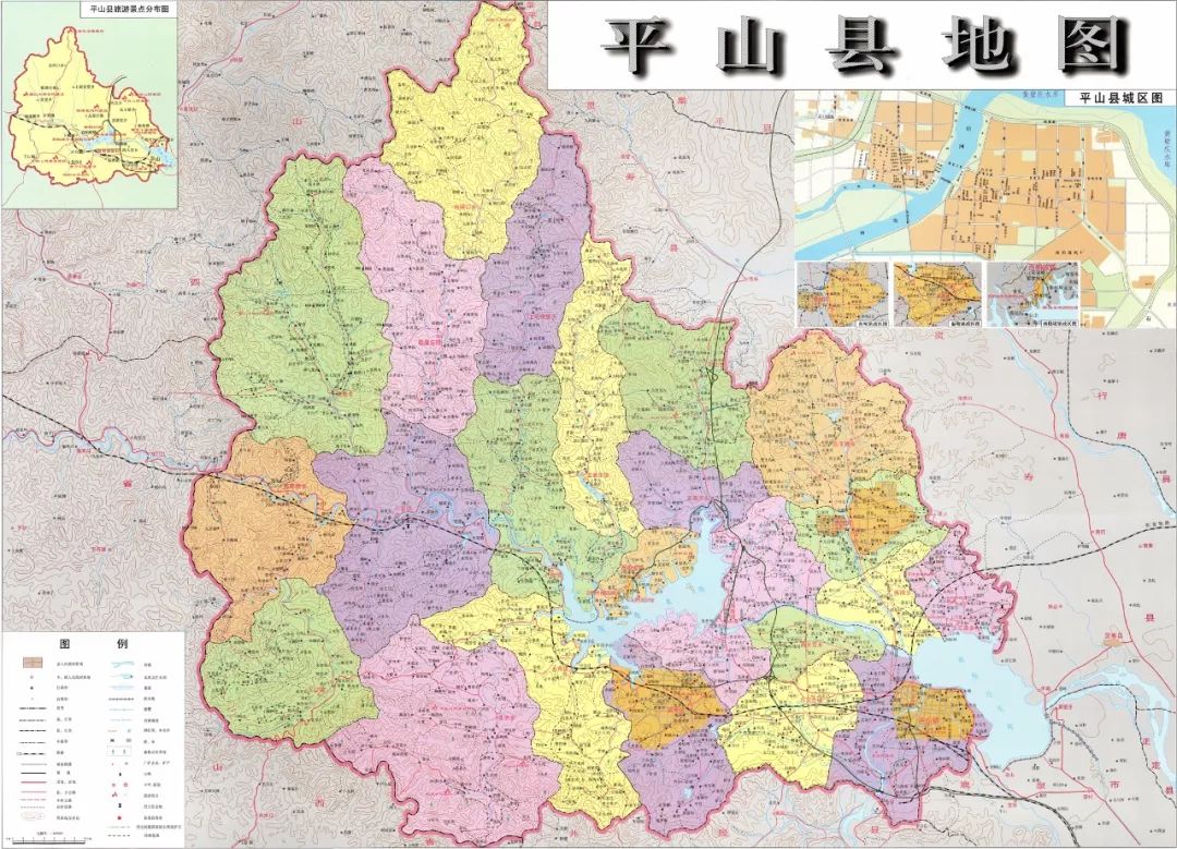 平山县温塘镇地图图片