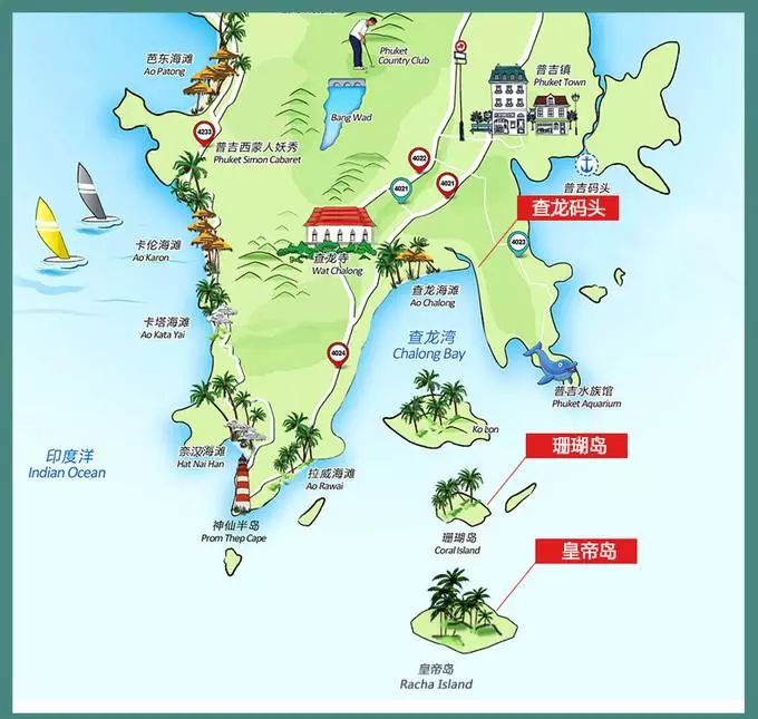 泰国普吉岛地图英文_【泰国普吉岛地标性景点】