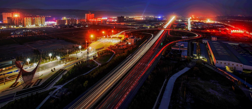 蔡家坡夜景图片