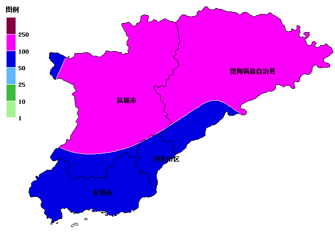 丹東天氣多雲有陣雨警惕強對流寬甸出現短時暴雨振江雨量破百