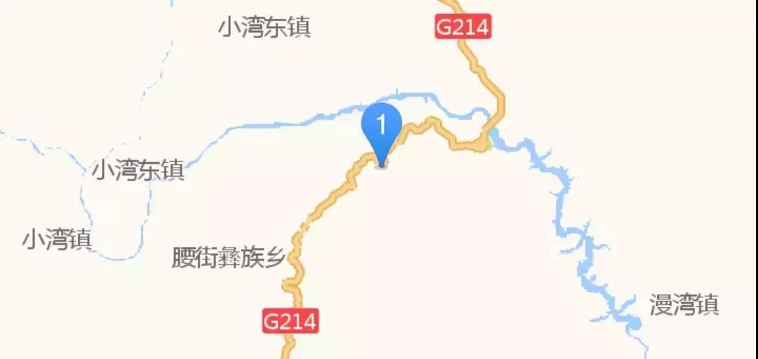953(实地路线名称和桩号:祥临线k128 400,地理位置:云县忙怀乡(镇)哨