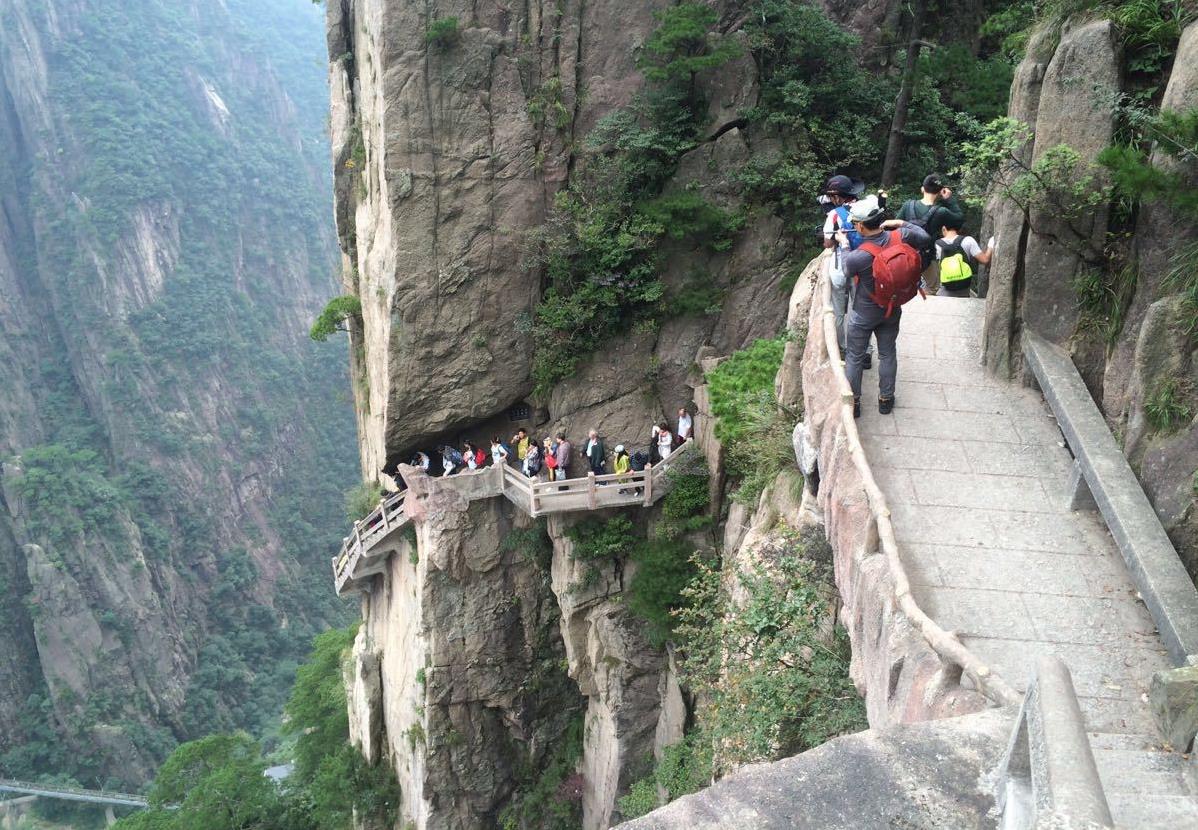 西海大峡谷栈道图片