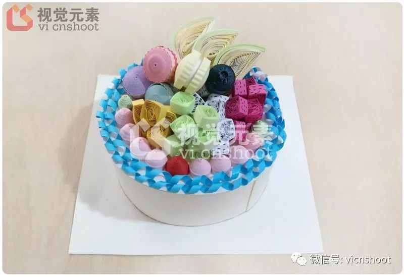 衍纸教程生日蛋糕图片