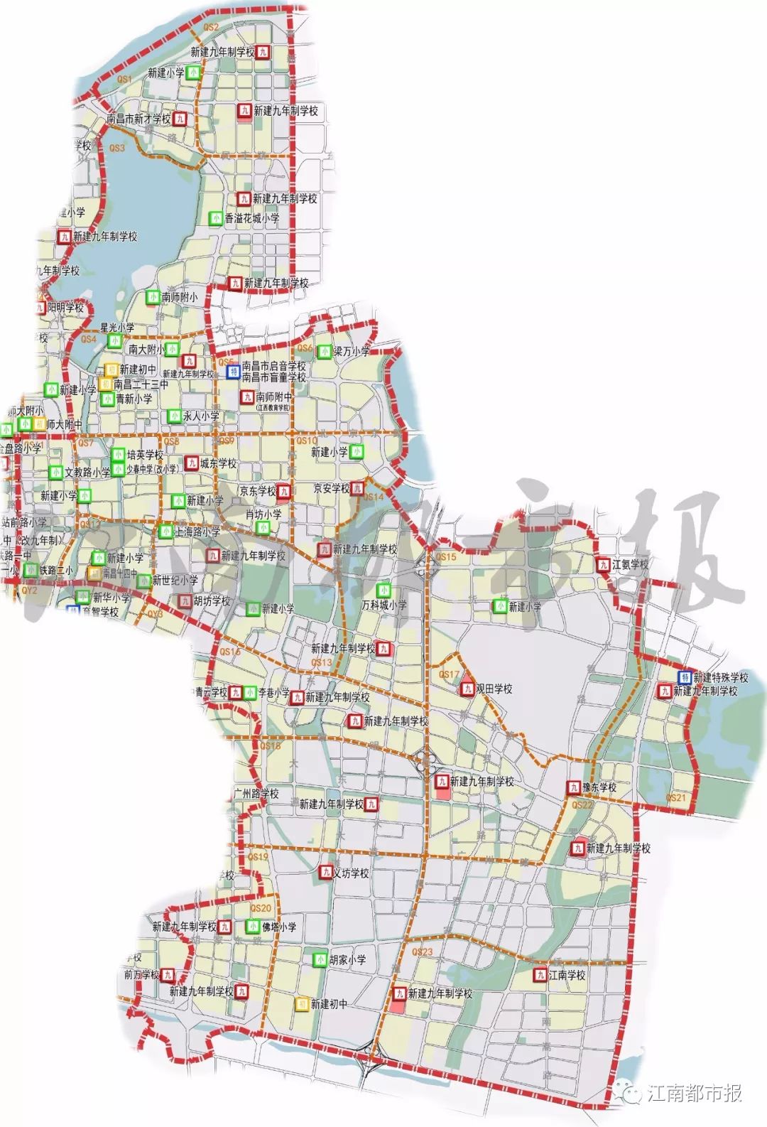 南昌城区将扩建37所新建116所学校这些学校等你来选