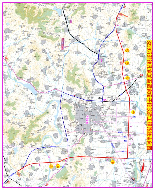 2021沂南县道路规划图图片