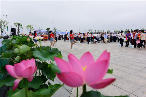 以荷为媒助力高质量发展第18届中国金湖荷花节开幕