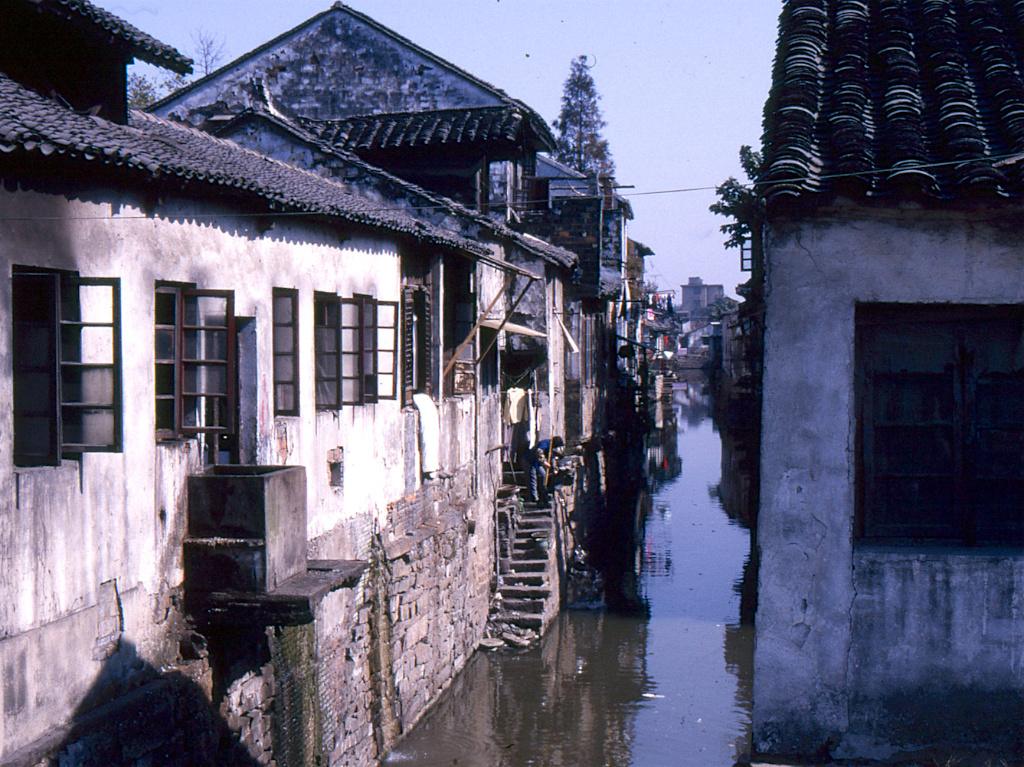 老照片:真实的古城生活,江苏苏州1988年