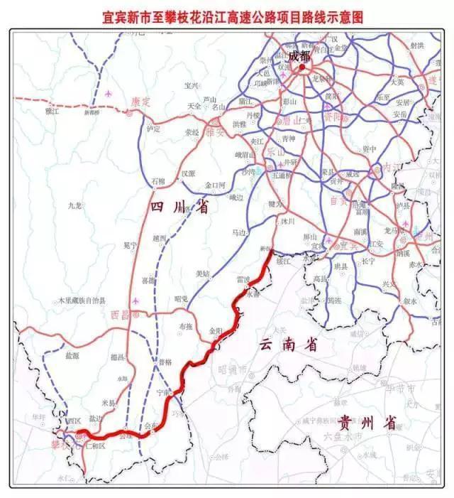 攀大高速公路路线图图片