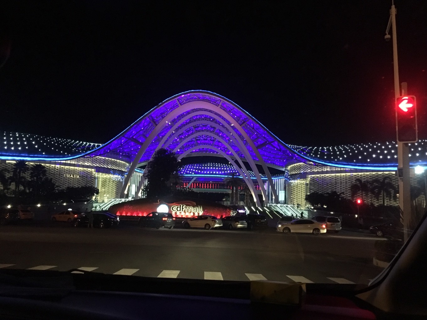 三亚机场夜景真实照片图片