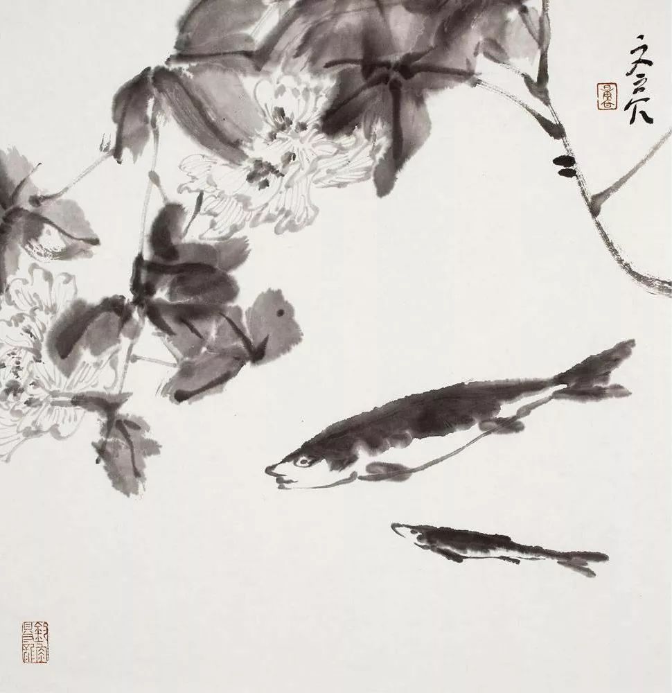 李文亮国画花鸟图片