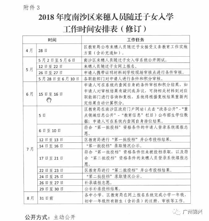 南沙区积分入学第一批志愿填报工作开始啦