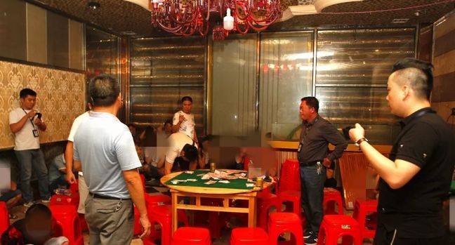 一锅端桂林警方深夜捣毁大型地下赌场抓获71个赌鬼