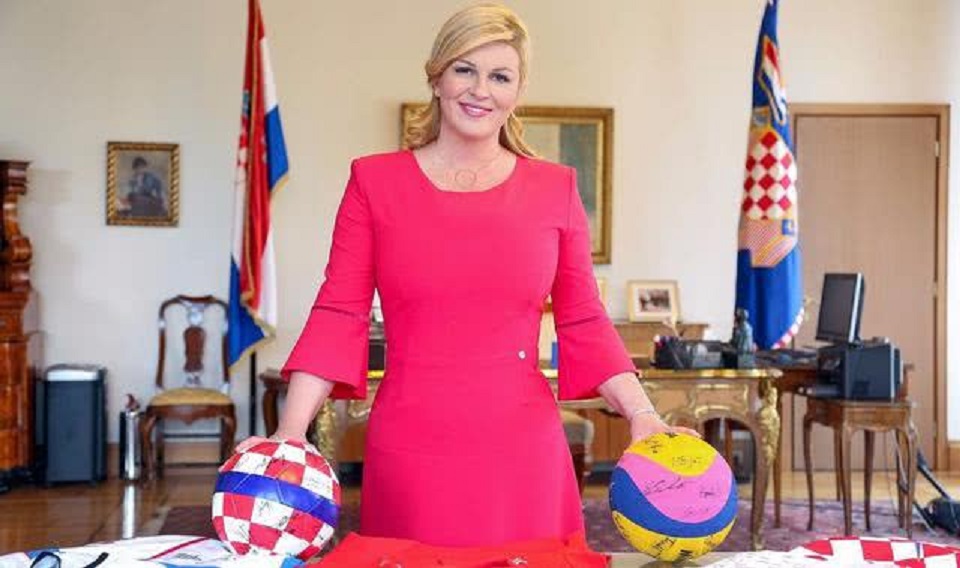 克罗地亚总统胸图片