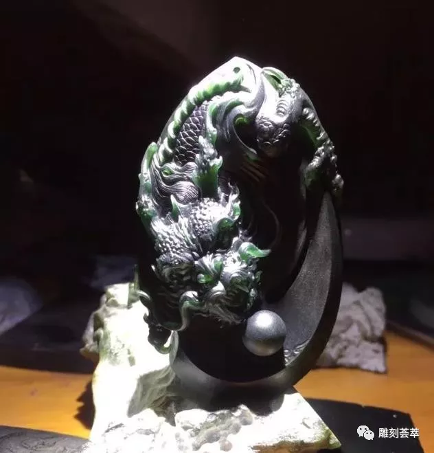 玉雕龙牌素材欣赏