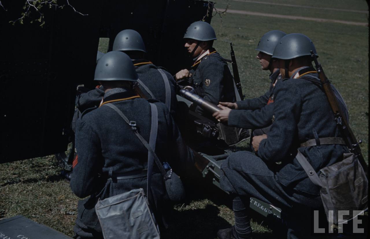 二战老照片: 1940年的意大利军队 那个传说中的意呆利