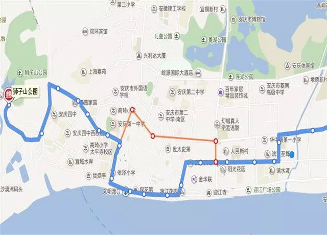 安庆26路公交车路线图图片