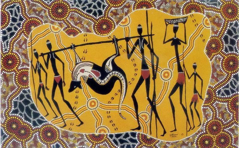 澳洲土著艺术欣赏