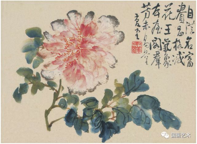 花卉图册,纸本设色,八开,26*403cm,故宫博物院藏