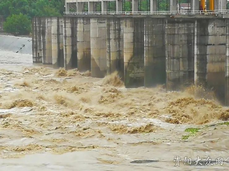 四川资阳洪水图片