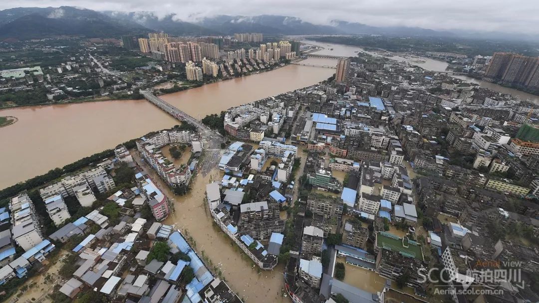 金堂涨水被淹区域图图片