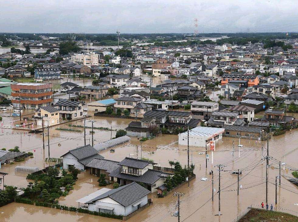 日本连日暴雨,洪水泛滥成灾,多地降雨量刷新历史记录