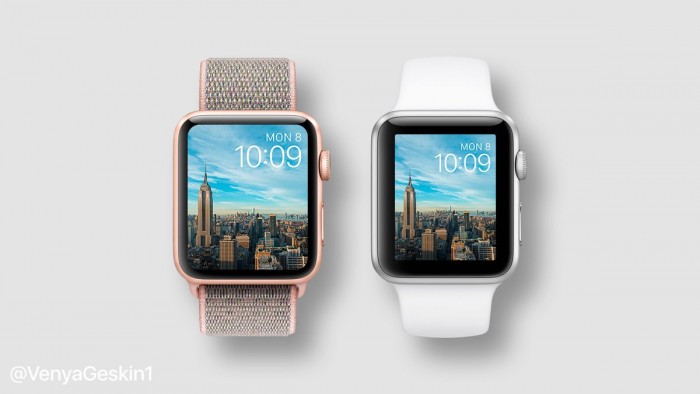 Apple Watch Series 4同前三代尺寸对比