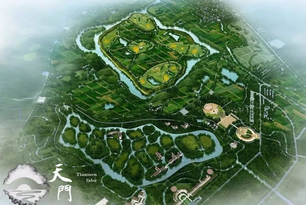 石家河遗址公园规划图图片