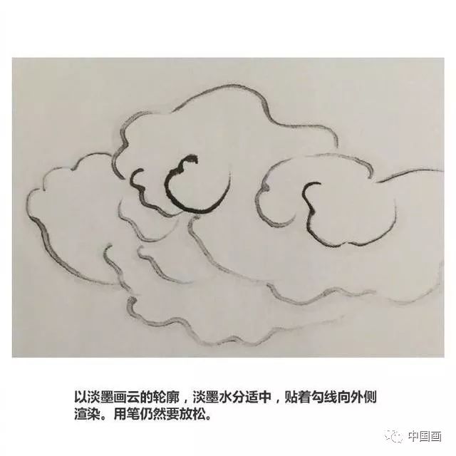 古代云朵 画法图片