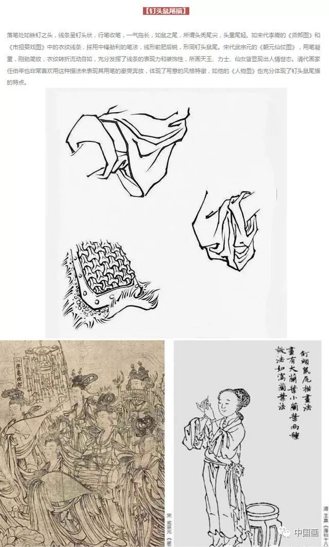 十八描示范图解人物图片