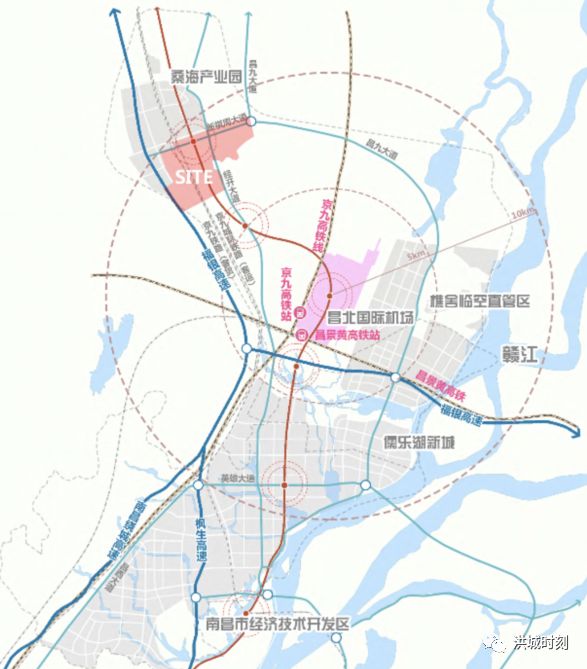 南昌中医药科创城位于赣江新区经开组团桑海产业园,为南昌最具特色的