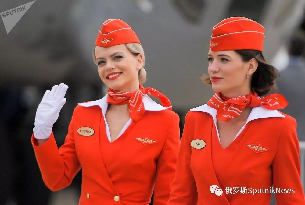 俄罗斯航空公司(aeroflot)空姐.