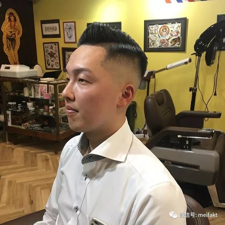 barber男生精致发型