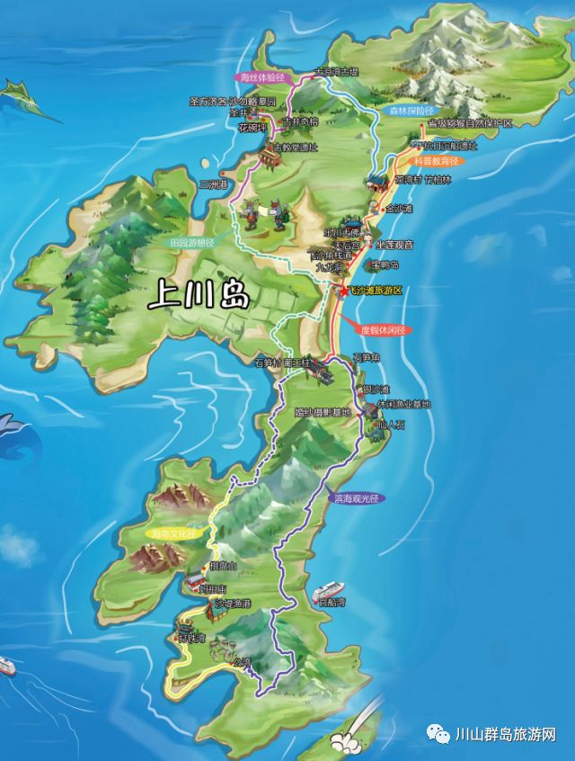 川岛镇地图图片