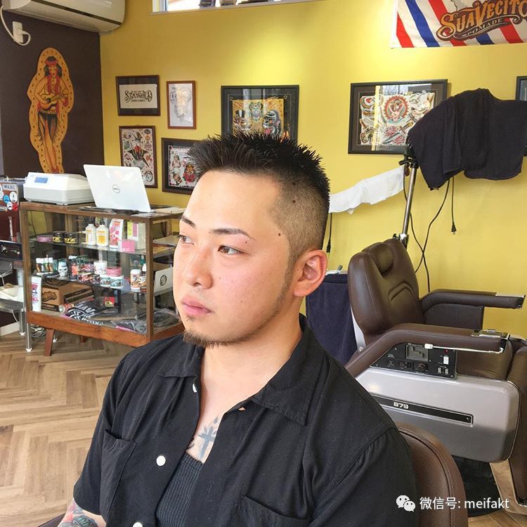 barber男生精致发型