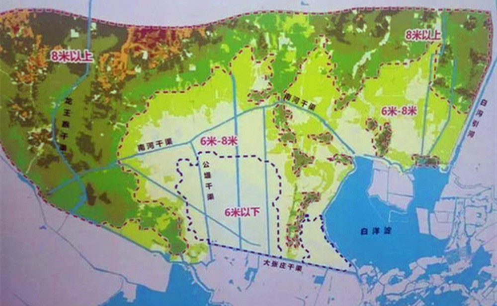 目前的白洋淀景區距離水面很近,白洋淀水位如果提升3到4米,大部分景區