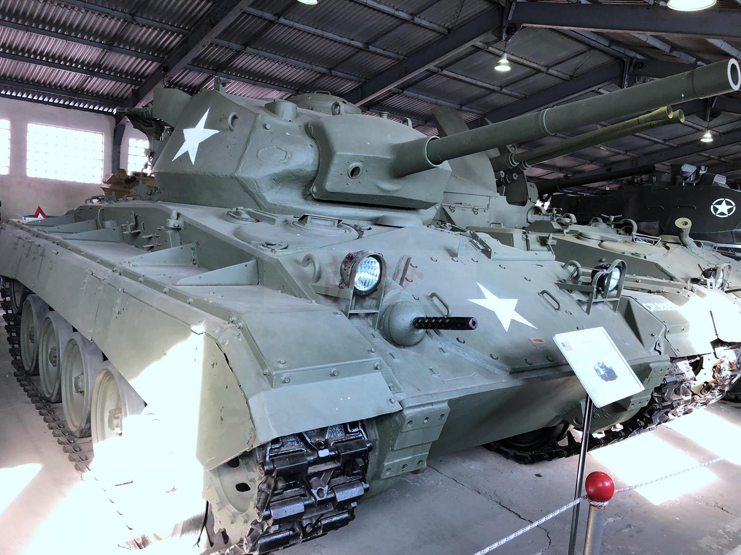 二战最优秀的轻型坦克就是它:m24霞飞轻型坦克