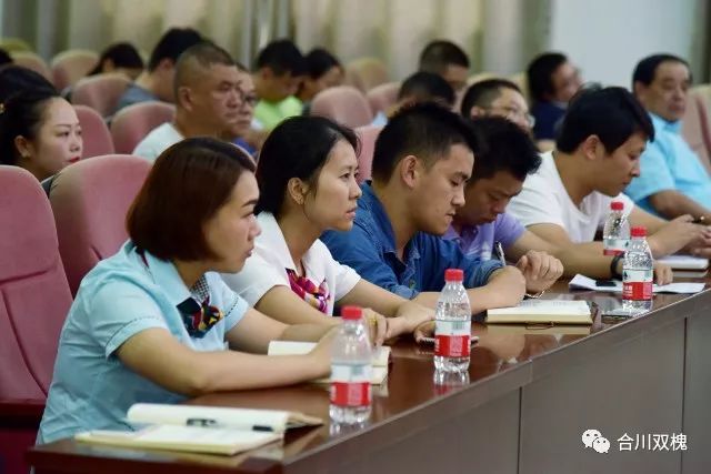 雙槐鎮學習傳達市委書記陳敏爾調研合川講話精神