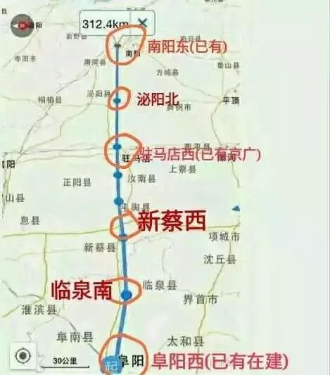 河南正规划一条新高铁途径阜阳未来阜阳高铁将直达香港上海