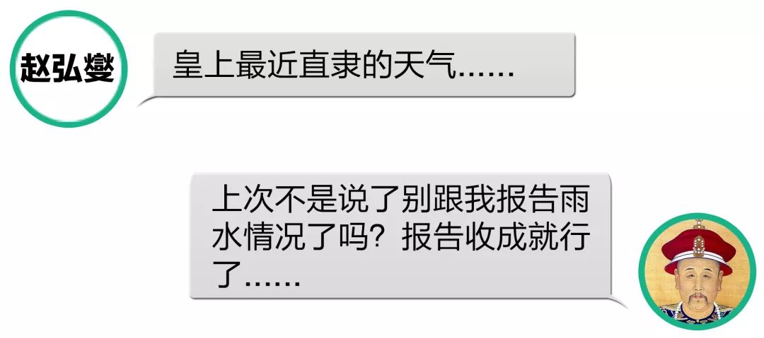 此外,赵弘燮还事无巨细报告农业方面的收成和天气情况,甚至重复抄送